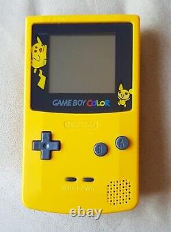Coque De Remplacement Pikachu Pokemon Nintendo Gameboy Couleur Console Pichu
