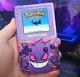 Coque Gengar Rétro Pixel Imprimée Uv Pour Nintendo Gb Color Avec écran En Verre Q5 Ips