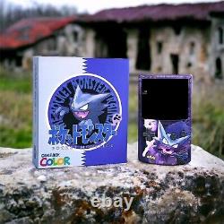 Coque et boîte personnalisées PREMIUM pour Game Boy Color, écran IPS rétro-éclairé Haunter