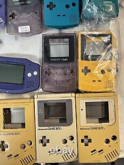 Coque originale pour Gameboy Color en lot de 30 - Veuillez lire la description