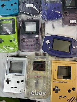 Coque originale pour Gameboy Color en lot de 30 - Veuillez lire la description