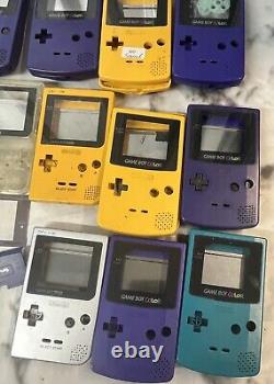 Coque originale pour Gameboy Color en lot de 30 - Veuillez lire la description