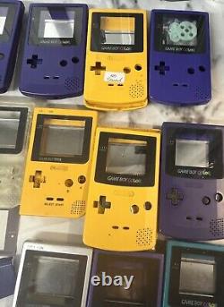 Coque originale pour Gameboy Color en lot de 30 - Veuillez lire la description