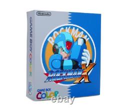 Coque personnalisée PREMIUM GBC Game Boy Color avec boîte et écran IPS Mega Man v. 2
