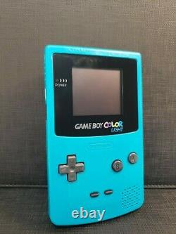 Couleur Blue Teal Backlit Gameboy Avec Ips V2 Backlight Cgb-001 Changement De Couleur