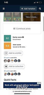 Couleur D'ozzie Gameboy? 100% Original? Ozzy Clair Vert Jaune Jeu Garçon