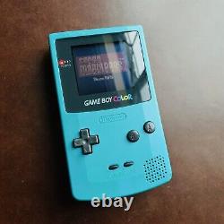 Couleur De L'enseignement Blue Gameboy? Genuine? Jeu Nintendo Garçon Couleur Aqua