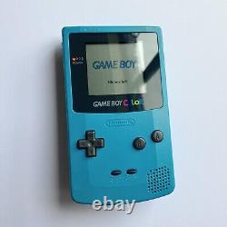 Couleur De L'enseignement Blue Gameboy? Genuine? Jeu Nintendo Garçon Couleur Aqua