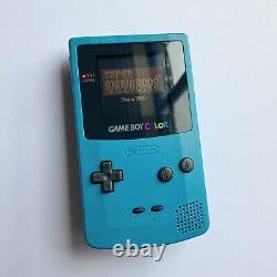 Couleur De L'enseignement Blue Gameboy? Genuine? Jeu Nintendo Garçon Couleur Aqua