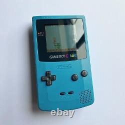 Couleur De L'enseignement Blue Gameboy? Genuine? Jeu Nintendo Garçon Couleur Aqua