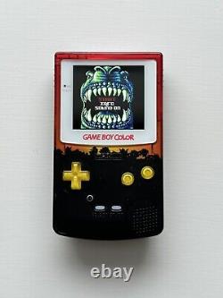 Couleur Gameboy Nintendo Avec Écran Rétroéclairé Ips, Parc Jurassique Personnalisé Shell