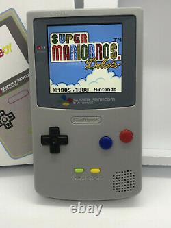 Custom Boxed Nintendo Gameboy Color Light Super Famicom Ips Q5 Osd Backlight