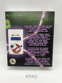 Custom Boxed Nintendo Gameboy Couleur Light Ghostbusters Ips Q5 Osd Backlight