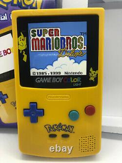 Custom Boxed Nintendo Gameboy Couleur Light Pokemon Ips Q5 Osd Backlight