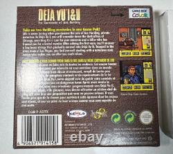 Deja VU 1 & 2 Nintendo Game Boy Color UK Pal Très Rare Jeu Complet