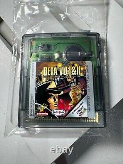 Deja VU 1 & 2 Nintendo Game Boy Color UK Pal Très Rare Jeu Complet