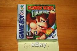 Donkey Kong Country (nintendo Gameboy Color) Nouveau Etanche H-seam, Mint, Rare