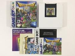 Dragon Warrior 1 2 + 3 Lot Nintendo Game Boy Gameboy Couleur Cib Complet