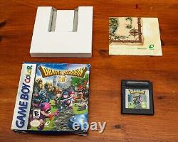 Dragon Warrior 1 & 2 (Dragon Quest) Nintendo Gameboy Color boîte NTSC USA