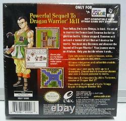 Dragon Warrior III Jeu Garçon Couleur Nouveau Joint H-sem Rare Rpg Vga Wata Prêt