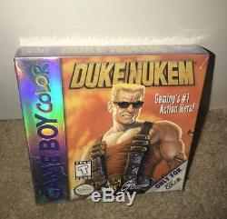 Duke Nukem Nouveau Scelle! Mega Rare Gbc Holofoil H-couture! Nintendo Gameboy Color Gem