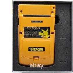 ELITE Nintendo Game Boy Color IPS Rechargeable USBC Pikachu Jaune + Garantie