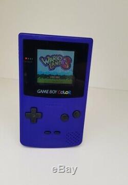 Écran En Verre À Raisin Nintendo Gameboy Color Backlight Grape