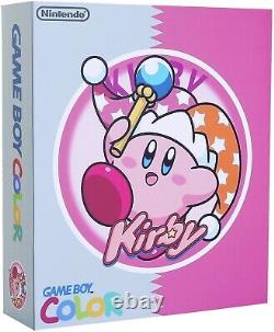 Écran IPS Game Boy Color PREMIUM GBC et coque personnalisée avec boîte Kirby