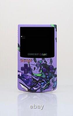 Écran IPS premium Game Boy Color GBC et coque personnalisée avec boîte Evangelion