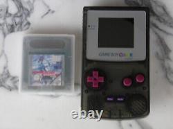 Écran LCD rétro-éclairé Gameboy Color New + Corps + Jerry McGraph Supercross allumé gbc