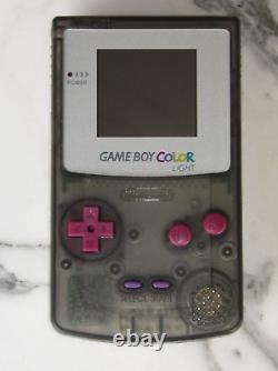 Écran LCD rétro-éclairé Gameboy Color New + Corps + Jerry McGraph Supercross allumé gbc