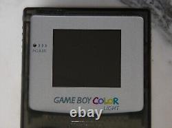 Écran LCD rétro-éclairé Gameboy Color New + Corps + Jerry McGraph Supercross allumé gbc