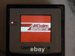 Écran LCD rétroéclairé Gameboy Color neuf + corps + Jerry McGraph Supercross GBC