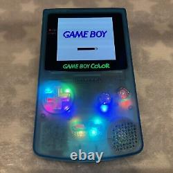 Écran OLED AMOLED Nintendo Gameboy Color, boutons LED, batterie USB-C de 1500mah