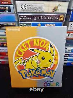 Écran rétroéclairé IPS personnalisé Nintendo Game Boy Color GBC Pokemon Pikachu