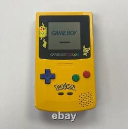 Édition Pikachu de la Nintendo Game Boy Color g049100314565 ck