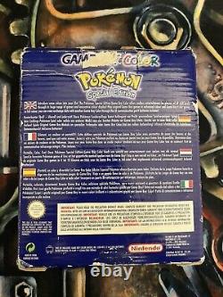 Édition limitée Game Boy Color Pokemon (boîte) comprenant Pokemon Rouge