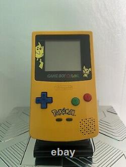 Édition limitée de la Gameboy Colour Pokémon Pikachu Authentique