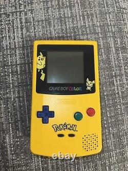 Édition spéciale Nintendo Game Boy Color Pokémon Pichu et Pikachu VGC