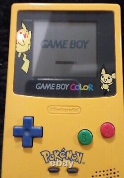 Édition spéciale Nintendo GameBoy Color Pokemon avec boîte d'origine