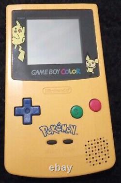 Édition spéciale Nintendo GameBoy Color Pokemon avec boîte d'origine