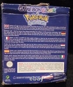 Édition spéciale Nintendo GameBoy Color Pokemon avec boîte d'origine