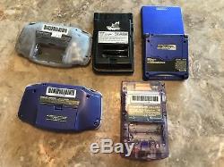 Énorme Gameboy Lot Gameboy Pocket, Advance, Couleur, Advance Sp! 9 Jeux! Pokemon