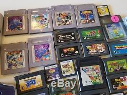 Énorme Nintendo Game Boy Color Advance Sp Lot Avec Des Jeux
