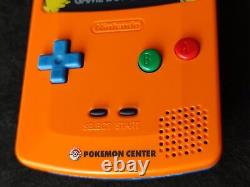 Ensemble console Nintendo Gameboy color édition limitée Pokemon couleur orange -f0906