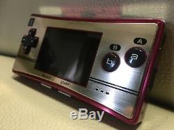 Ex + Nintendo Game Boy Micro Famicom 20 Nes Couleur Console De Jeu