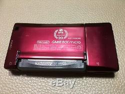 Ex Nintendo Game Boy Micro Famicom 20 Nes Couleur Console De Jeu