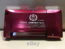 Ex + Nintendo Game Boy Micro Famicom 20 Nes Couleur Console De Jeu