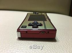 Ex Nintendo Game Boy Micro Famicom 20 Nes Couleur Console De Jeu