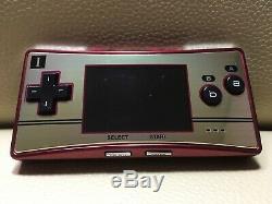 Ex +++ Nintendo Game Boy Micro Famicom 20 Nes Couleur Console De Jeux F / S